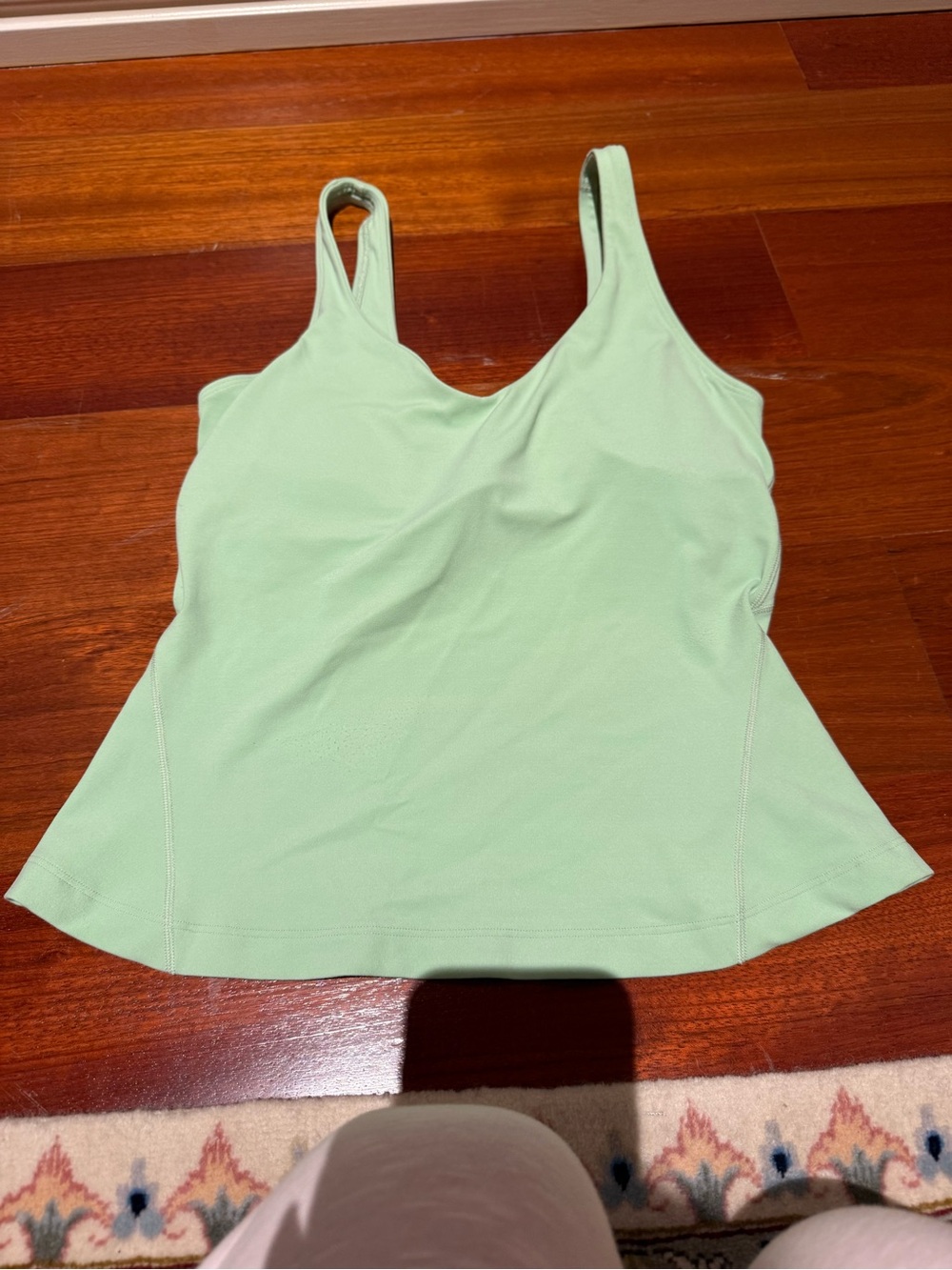 lululemon athletica Light Mint Scoop Neck Performance Tank